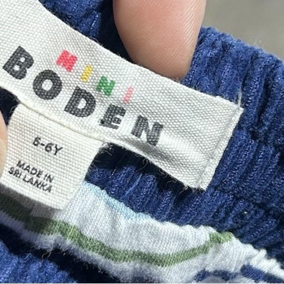 Mini Boden Lined Pull-On‎ Corduroy Pants Embroidered Heart Pockets Girls 5Y - 6Y - Picture 6 of 6